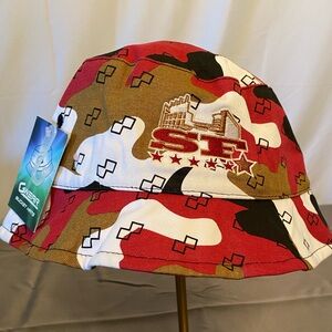 NWT G  wear bucket hat, San Francisco one size 100% cotton multicolor